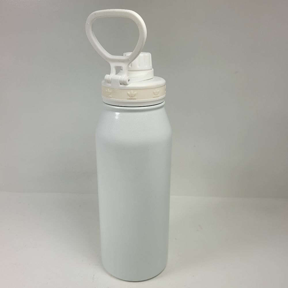 Adidas Originals White and Gold Water Bottle - Picture 4 of 10